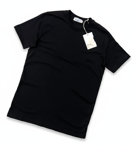 Camiseta de Algodón Lisa para Hombre, Manga Corta, Cuello Redondo, Diseño Casual, Posición del Logotipo en la Parte Delantera, OEM, ODM, Etiqueta Privada Personalizada, Venta al por Mayor - Product Image 1