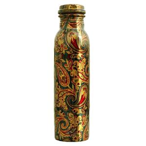 Eco-Friendly Designer Printed Copper <b>Water</b> <b>Bottle</b> <b>Metal</b> Drinking Accessory Lid Trusted Supplier for Special Occasions Drinkware - Product Image 6