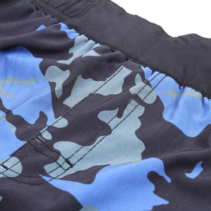 Pantalones cortos de entrenamiento de secado rápido para hombres MMA Thai Kick Printed Gym Ejercicio Cordón hasta la rodilla Pantalones cortos deportivos de Karate estirables - Product Image 5