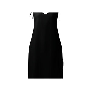Abito Midi Vintage con Strap-Strap con balze e motivi geometrici stile Sexy Casual taglia unica XS-XL - Product Image 2