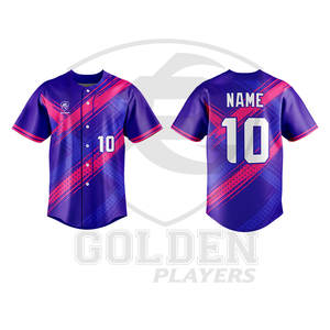 Maillot de baseball bleu unisexe de haute qualité Nouveau pantalon et chemise de qualité supérieure à la mode - Product Image 3