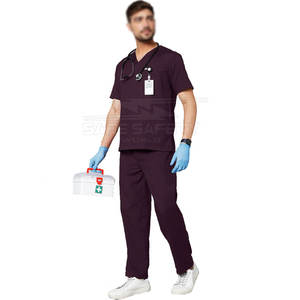 Hospital Scrubs hombres uniforme mejor precio Scrub trajes médicos Scrub trajes para hombres en el mejor precio - Product Image 1