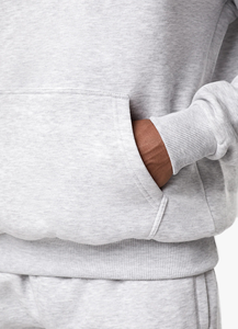 Haute qualité 100% coton polaire lourd surdimensionné sweat à capuche de luxe blanc 500gsm sweats à capuche lourds pour hommes - Product Image 5