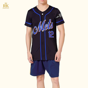 Camiseta de Béisbol Personalizada, Uniformes de Béisbol Sublimados para Equipos, Camiseta de Béisbol para Adultos - Product Image 5