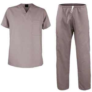 KATBROS INDUSTRY รับผลิตเสื้อผ้าแบบ OEM ขายส่ง ชุดสครับแบบสั่งทำได้สำหรับทุกเพศทุกวัย สี ขนาด และโลโก้ตามสั่ง ชุดสครับผ้าทวิลสำหรับฤดูร้อน โรงพยาบาล แบบไร้ตะเข็บ - Product Image 4
