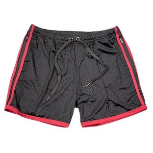 Pantalones cortos deportivos informales para correr con bolsillo y cremallera para hombre de alta calidad, pantalones cortos holgados para correr, gimnasio, redes deportivas, baloncesto - Product Image 6