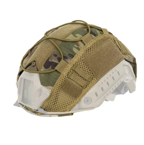 Casque de sécurité en tissu de camouflage extérieur pour accessoires de chasse Couverture de casque tactique universelle la plus vendue Livraison rapide - Product Image 5