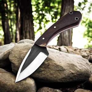 Cuchillo de Desollado y Deshuesado Hecho a Mano de Alta Calidad, Cuchillo de Desollado de Acero Inoxidable con Mango de Madera, Cuchillo de Caza, Grado Industrial OEM - Product Image 3