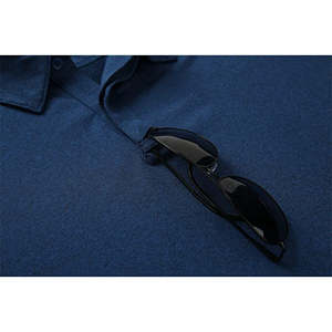 Manches courtes d'impression numérique de logo personnalisé pour chemise coupe régulière par rétrécissement anti-boulochage 100% pur coton polyester/coton rapide - Product Image 4