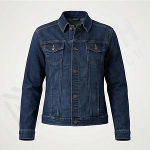 Veste en jean pour femme d'hiver, coton respirant, écologique, style décontracté, qualité supérieure, jean court, manches longues, couleur personnalisée - Product Image 1