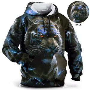 3D Print Dragon Graphic Sweatshirts à capuche pour hommes Nouveau dans Casual Oversized Hoody Coat Clothes Sport Tracksuit Sudaderas - Product Image 2