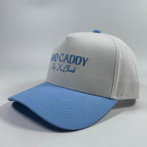 Fabricante ODM, Diseño de Logotipo Bordado Plano Personalizado para Ropa Deportiva Unisex, Gorra de Béisbol/Golf Estructurada de 5 Paneles con Marco y Dos Tonos - Product Image 4