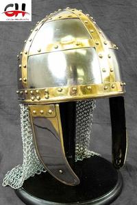 Casco medieval de Sarmatian con armadura de acero suave de cota para cascos de fiesta de Halloween. - Product Image 2