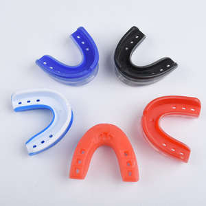 Protège-dents de basket-ball en EVA à double couche réutilisable pour adultes juniors prise de gomme de sport non toxique pour la protection des dents exercice intense - Product Image 5