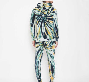 Chándal de tinte de corbata para hombre de alta calidad, peso ligero, transpirable, antibolitas, Material suave ecológico, precio al por mayor - Product Image 4