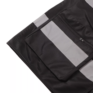 Bas prix Construction travail gilet sécurité réfléchissant travail gilet taille bloquant fermeture éclair avant été vêtements d'extérieur vêtements de sécurité - Product Image 4