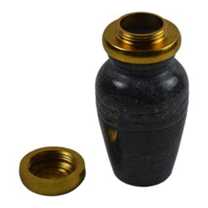 A Gold <b>Head</b> Design Memorial Urns Home Decor Design With Cremation Urns Is Finished in Natural Design - Product Image 3