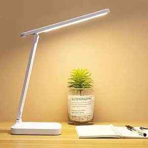 Lampe de bureau à LED WINN 3 températures de lumière 3000K-6500K réglable et tactile pour veilleuse d'étude-Métal (BLANC) - Product Image 5