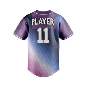 เสื้อเบสบอลผู้หญิงสั่งทำขายส่ง พร้อมพิมพ์ลายด้วยความร้อน ระบายอากาศได้ดี ไซส์พลัส ซอฟต์บอล ชื่อทีมสั่งทำได้ - Product Image 6