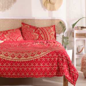 ชุดผ้าปูเตียงผ้าฝ้ายหรูหราสำหรับขายปลีกและเนื้อสัมผัสนุ่มสีสดใสคงทนมีจำหน่ายในราคาโรงงาน - Product Image 4