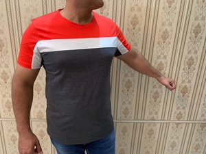 Wholesale Male Contrast <b>Tee</b> <b>Shirts</b> <b>Black</b> Reglan Sleeve Solid Color O Neck Regular Fit Sportswear Baseball T <b>Shirts</b> for Men - Product Image 6