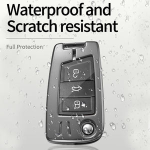 Housse de clé de voiture pour Volkswagen VW Golf 7 gti mk7 r Touran <span class=keywords><strong>Skoda</strong></span> Octavia 3 Superb <span class=keywords><strong>Karoq</strong></span> Kodiaq Seat Leon mk3 Ateca Accessoires - Product Image 5