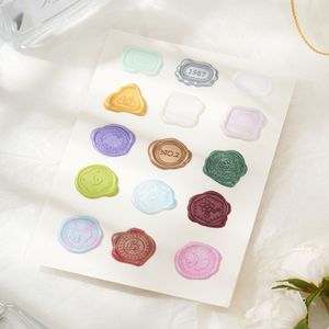 Timbri Sigillo in Cera Autoadesivi <span class=keywords><strong>Personalizzati</strong></span> Marca Dunhu, Rotondi 2,5cm, Colore 53, per Casa, Ufficio, Scuola e Matrimoni - Product Image 3