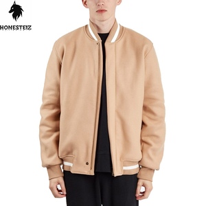 แจ็กเก็ตผ้าขนแกะแห้งเร็วของผู้ชายเสื้อบอมเบอร์แบบตัวหนังสือสำหรับฤดูใบไม้ร่วงฤดูหนาว - Product Image 2