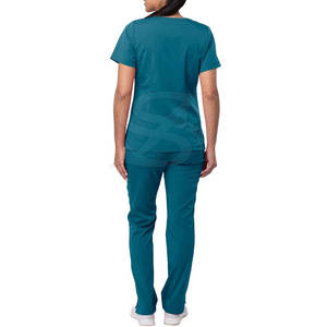 Uniforme d'infirmière élégant pour les travailleurs de la santé Uniforme d'hôpital avec un tissu confortable et respirant pour une utilisation toute la journée - Product Image 2