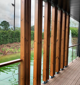 Architectural <b>Wood</b> Louvers (External Sun Shading) - Product Image 4