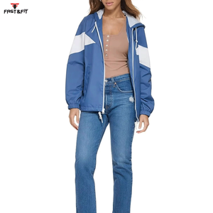 Logo personnalisé Vêtements de travail d'hiver Veste coupe-vent pour femmes Coupe-vent Imperméable - Product Image 6