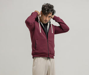 Winter Warm Top Trending Sporty Style Zip Up <b>Hoodie</b> Best Price Popular Choice Fleece Lined <b>Hoodie</b> Outerwear Coats Male - Product Image 6