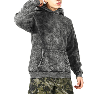 เสื้อฮู้ดผู้ชายซักกรดแบบสวมหัวน้ำหนักเบามีบริการ OEM แบบใหม่ล่าสุดสำหรับฤดูหนาว - Product Image 5