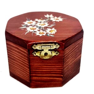 Boîte à bijoux du Pentagone r travail du bois 2 vente chaude cadeaux et artisanat boîtes en bois panneaux muraux fabriqués en Inde - Product Image 5