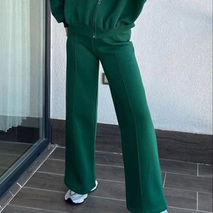 2026 Winter <b>Women</b> Sport <b>Pants</b> Custom 100% Cotton Jogger Casual <b>Loose</b> Sport Ladies High Quality Fleece Sweatpants <b>for</b> <b>Women</b> - Product Image 1