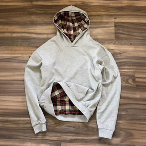 Fabricantes de Ropa OEM, Sudadera con Capucha de Algodón Grueso para Hombre, Estilo Urbano, con Pedrería, Alta Calidad - Product Image 1