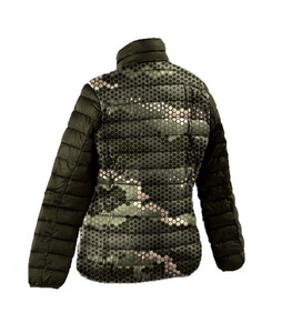 Chaqueta de invierno acolchada de algodón de gran tamaño para mujer con capucha gruesa prendas de vestir de manga larga con Spandex/forro de nailon producto terminado - Product Image 6