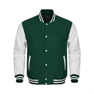 Vestes universitaires Letterman de baseball collégial à manches longues avec impression personnalisée pour hommes veste avec logo personnalisé - Product Image 5