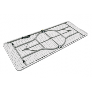 Table pliante robuste en PEHD pour intérieur et extérieur, table à manger pliante, table de massage pliante, table pliante portable - Product Image 2