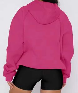 เสื้อฮู้ดแบบสวมหัวสำหรับผู้หญิงเสื้อกันหนาวมีฮู้ดแบบลำลองมีกระเป๋าทรงหลวม - Product Image 4