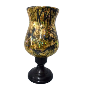 Nuevo portavelas decorativo de hierro/vidrio Hurricanes, acabado en bronce con artesanías de estilo moderno, decoración del hogar - Product Image 5