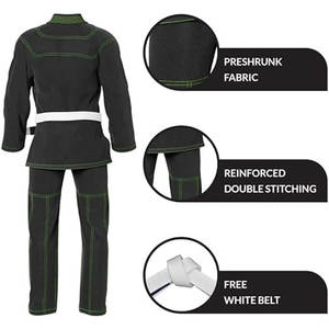 OEM Fabricante Ligero 100% Algodón Jiu Jitsu Kimono Nuevo Precio al por mayor Uniforme de Artes Marciales - Product Image 6