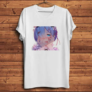 Camiseta de Anime 100% Algodón, Life in Another World, Tela Jersey con Decoración de Logotipo con Impresión Digital - Product Image 6