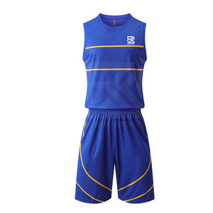 Uniforme de basket-ball pour hommes sans manches confortable, vêtements de sport de plein air, uniforme de basket-ball à vendre - Product Image 1