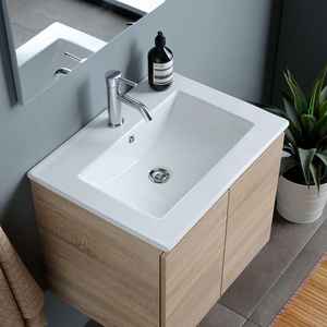 Ensembles de salle de bain avec lavabo Belize 60X80 et miroir 60CM, composition 2 portes - Product Image 3