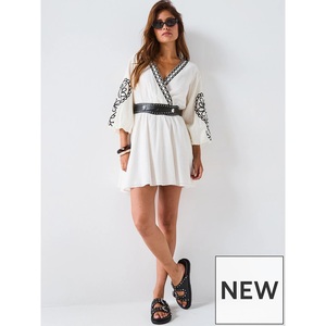 Robe en coton brodé la plus vendue à la main ODM respirant écologique coupe ample pour les journées décontractées meilleur prix - Product Image 1