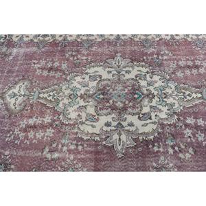 5.6x9.2 ft Rug, Turkish Vintage Rug, <b>Red</b> <b>Wool</b> Rug - Product Image 5