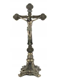 Antique Design Or Couleur Laiton Église Autel Croix Crucifix Église Fournitures - Product Image 5