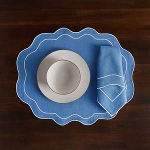 Luxury Classic Linen <b>Table</b> <b>Placemats</b> with Artisan Embroidery Durable Design for Hotel Restaurant <b>Dining</b> <b>Tables</b> Carton Packed - Product Image 3