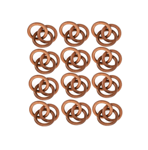 Wooden Carved Napkin Rings Set of for <b>Table</b> Handicrafts Wood Napkin Ring Set with 8 Decorative for Sale - Product Image 2